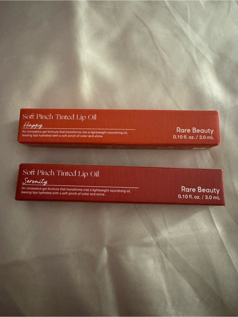 Rare Beauty Soft Pinch Tinted Lip Oil Bundle – Happy & Serenity – New